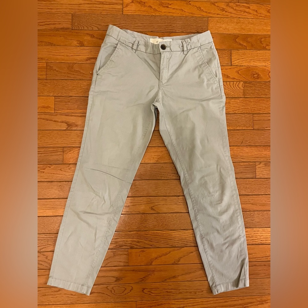 H&M Grey Chino Pants Sz 6